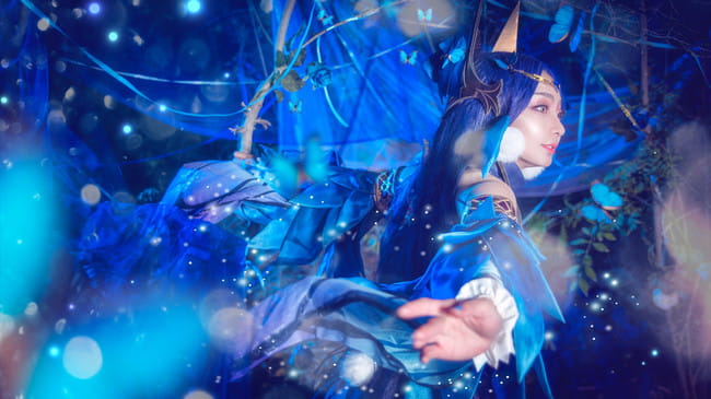 王者荣耀,仲夏夜之梦貂蝉,cosplay图片,王者荣耀cos