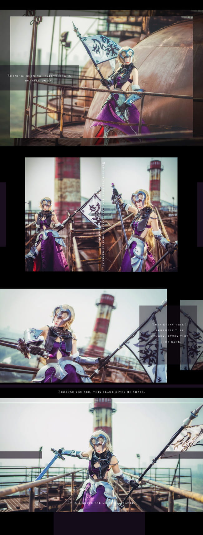 Fate/GrandOrder,黑贞德cosplay,ikrae