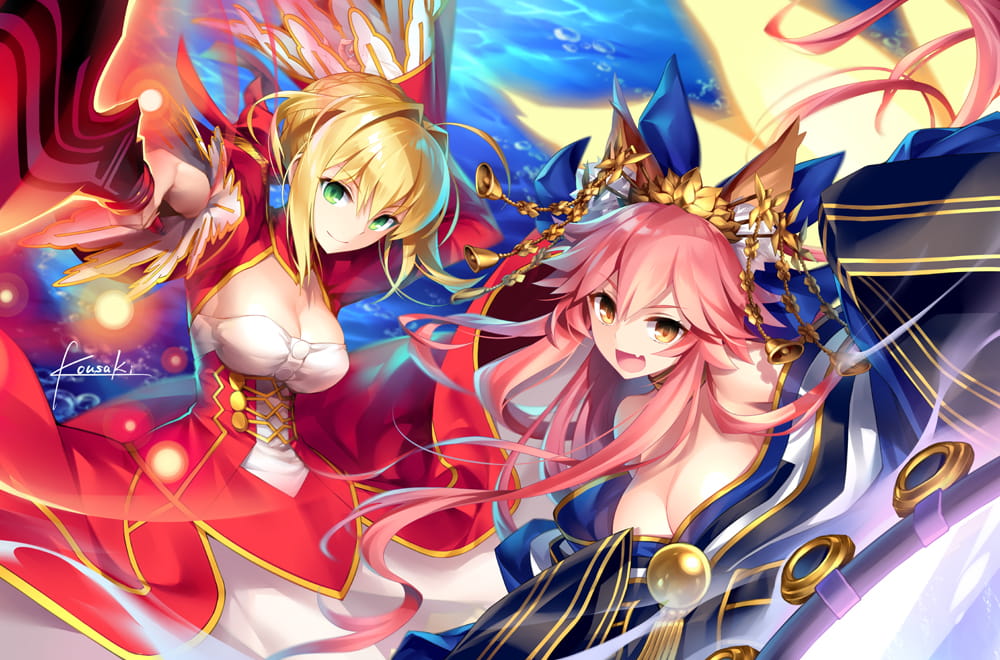 动漫萌图,fgo,玉藻前,下载