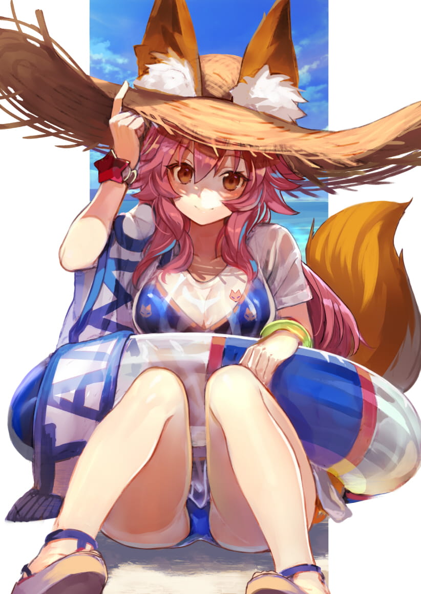 动漫萌图,fgo,玉藻前,下载
