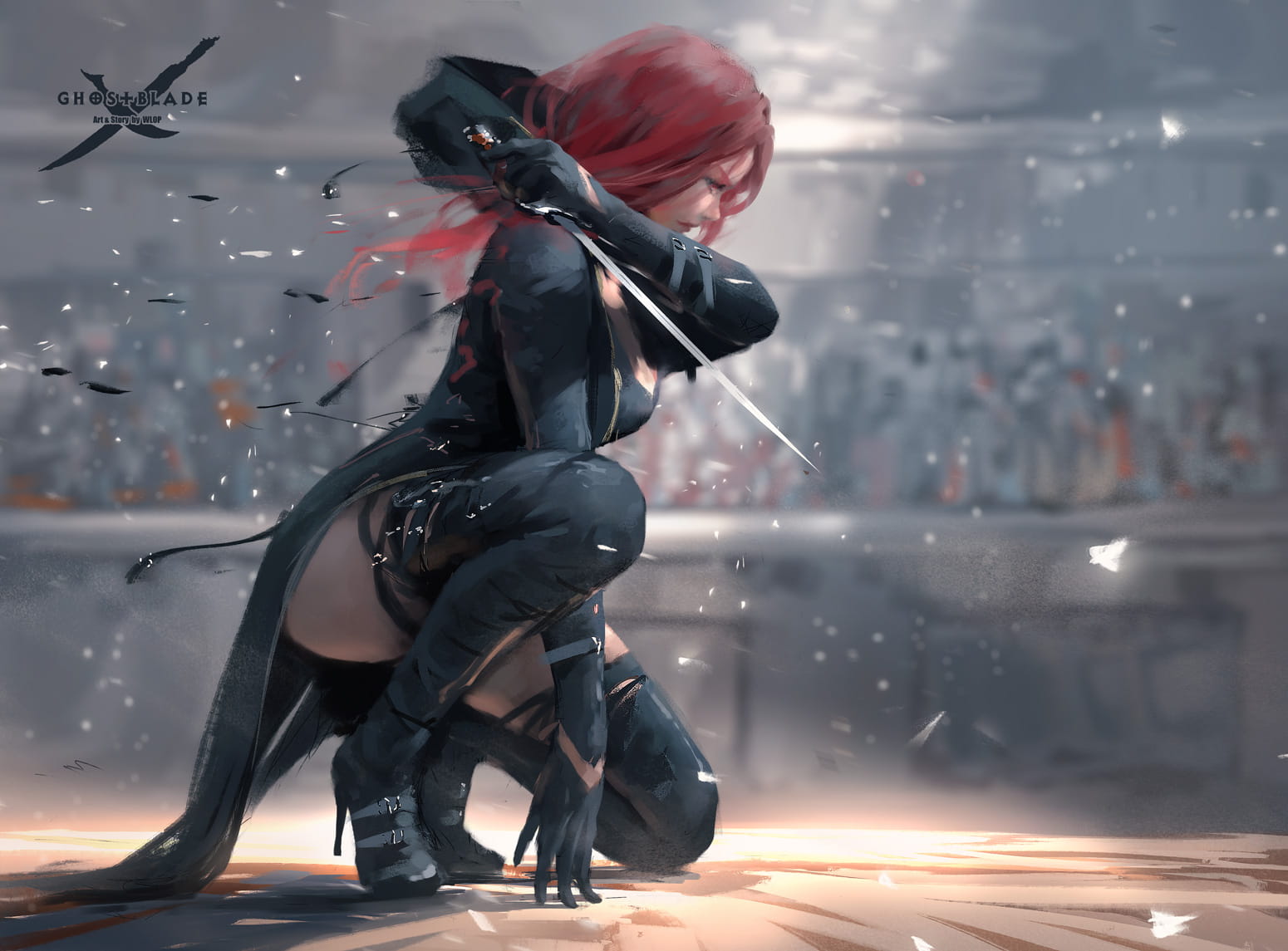 拔剑少女图,武器娘图,二次元手机壁纸
