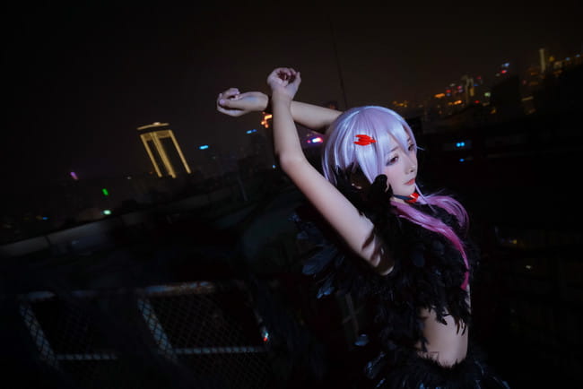 罪恶王冠cosplay,碟祈cosplay,智障的鱼子酱