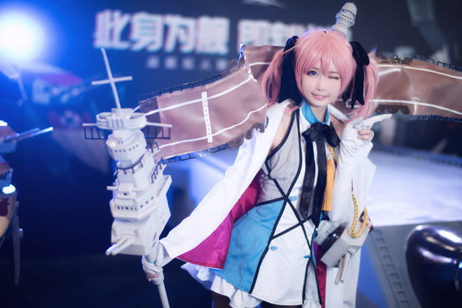 碧蓝航线,萨拉托加cosplay,特异型湿湿