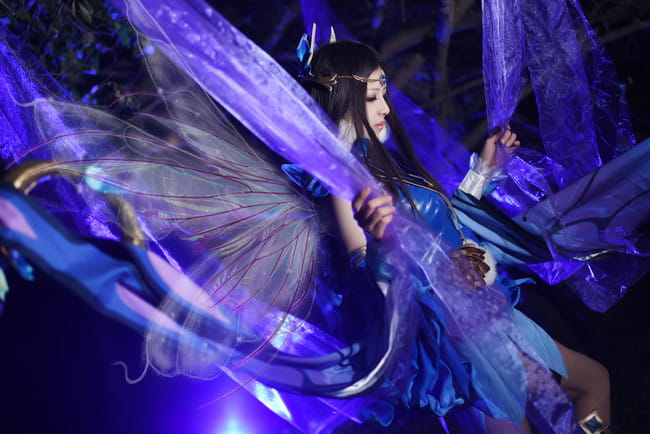 王者荣耀cos,貂蝉cosplay,薛定谔的阿九