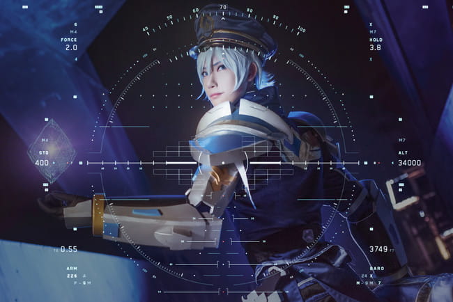 诸葛亮cos,星航指挥官,cosplay图片
