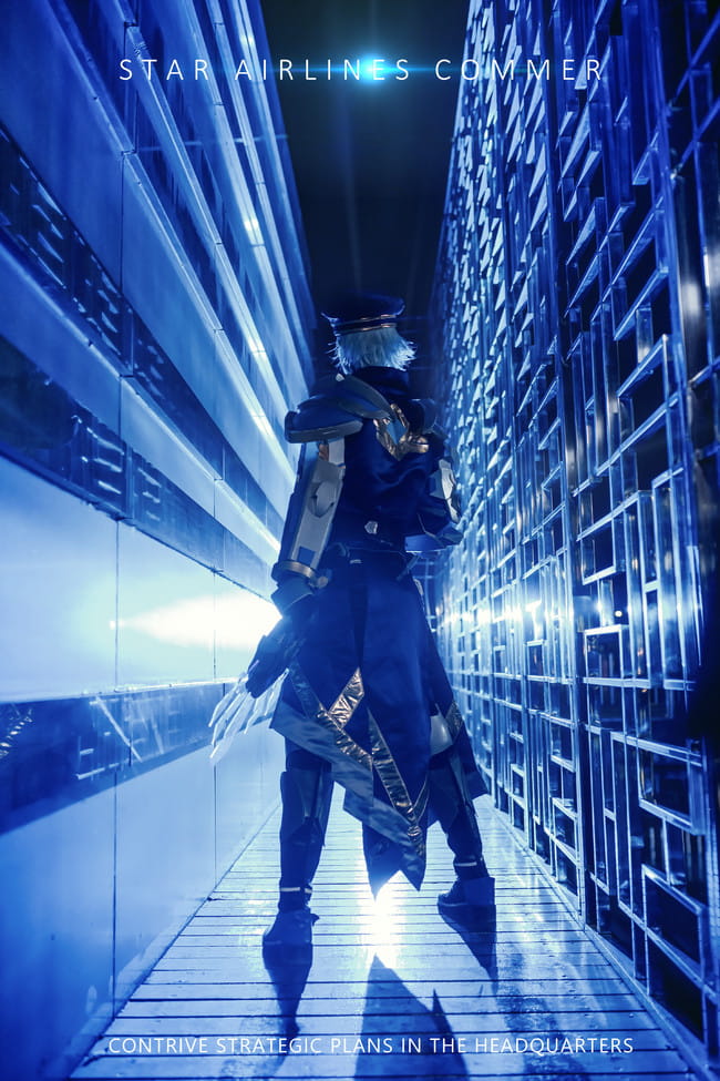诸葛亮cos,星航指挥官,cosplay图片