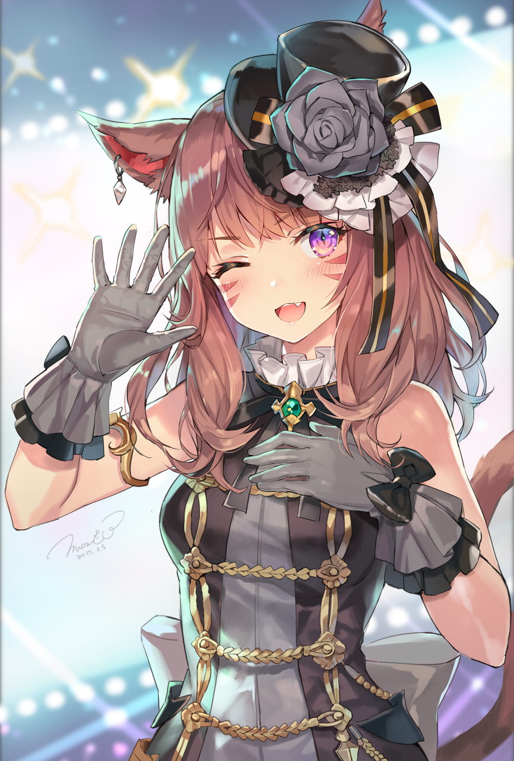 id=61764381,动漫少女图片,动漫手套图片,带手套少女图片