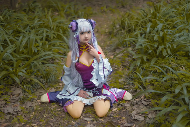 料理次元cosplay, 黑米饭cosplay,w猫猫子w