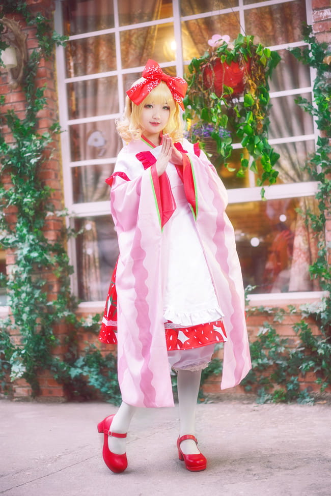 cosplay,大正浪漫风,蔷薇少女