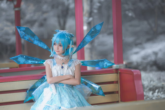 东方Project,琪露诺二设,cosplay图片