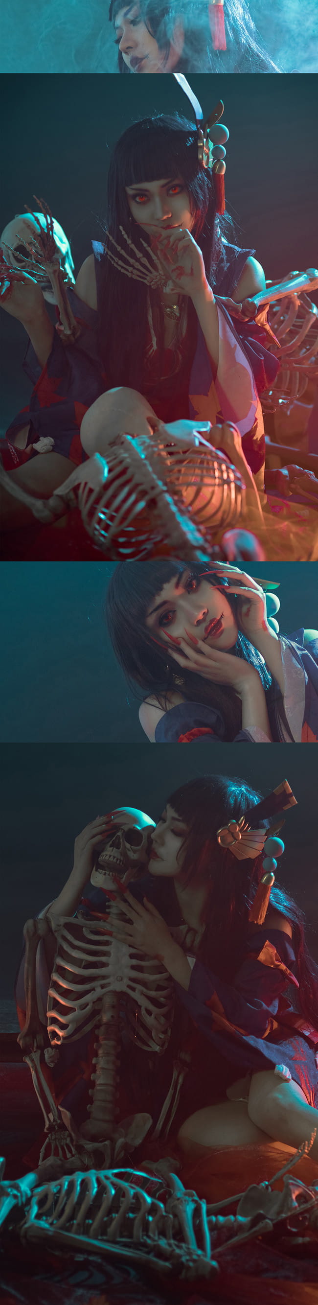 网易手游阴阳师,鬼女红叶,cosplay图片,