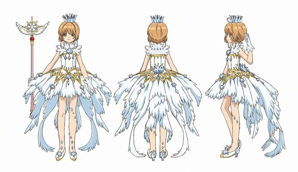 魔卡少女樱,小樱服装设定
