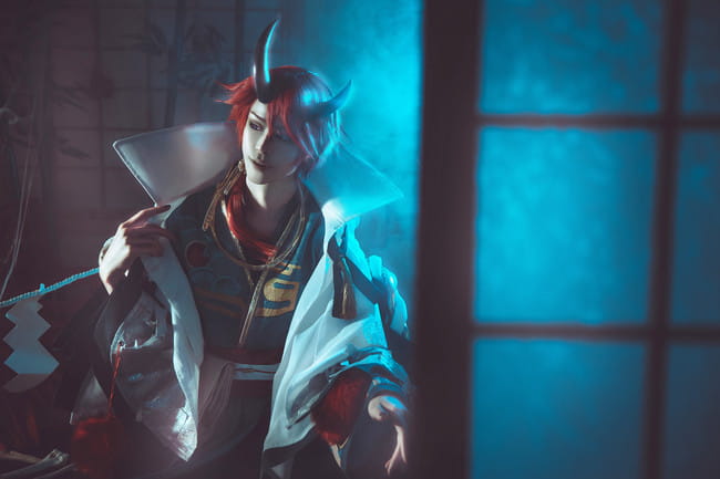 网易手游阴阳师,夜叉cos,cosplay图片