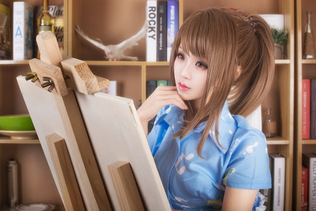恋与制作人,白起卡女主cos,汐兔子