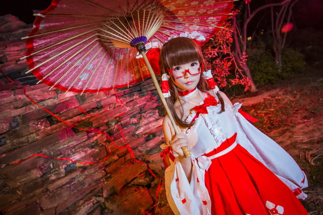 东方Project,博丽灵梦cos,木易麦子