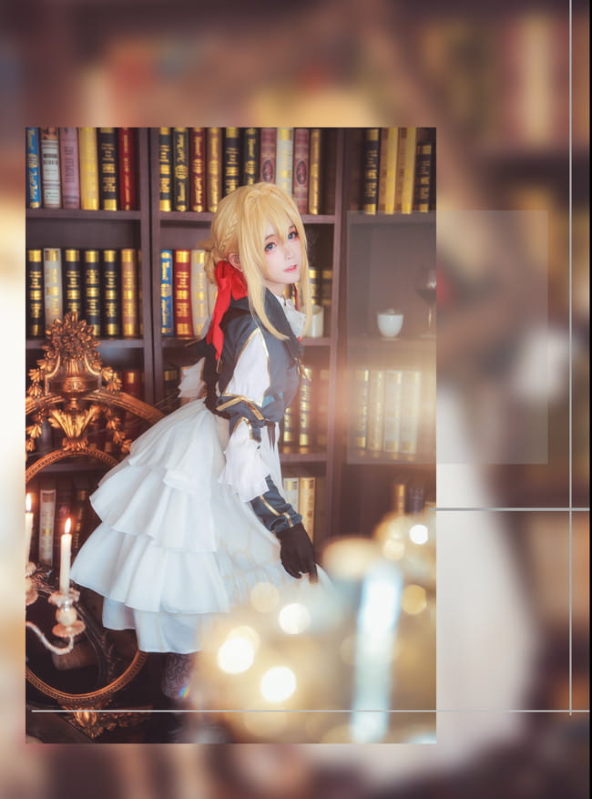 紫罗兰永恒花园cos,薇尔莉特cos,yui金鱼