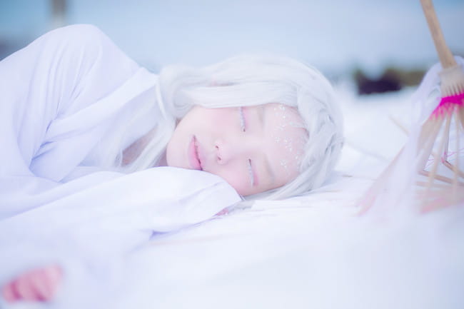 汉服,cosplay,雪妖