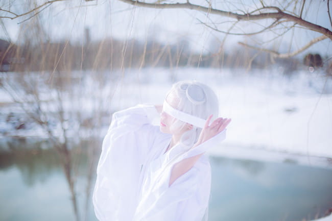 汉服,cosplay,雪妖