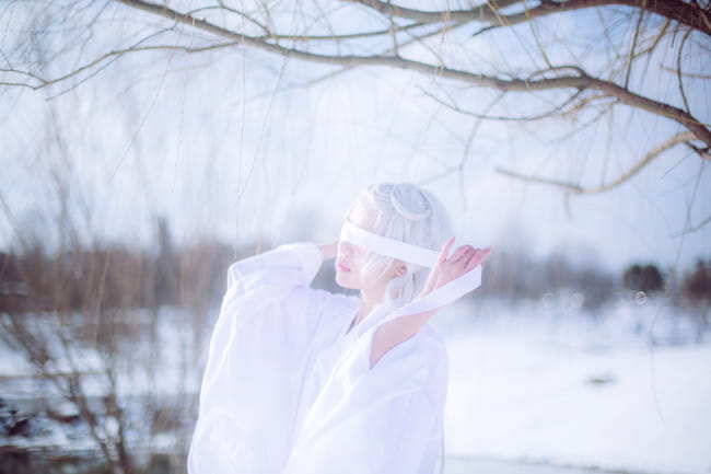 汉服,cosplay,雪妖