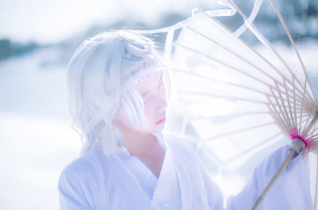 汉服,cosplay,雪妖