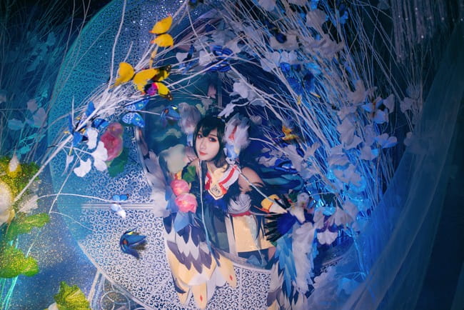阴阳师,闲池荷香,cosplay