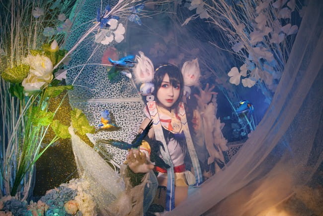 阴阳师,闲池荷香,cosplay