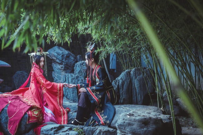 剑三,同人婚服,cosplay