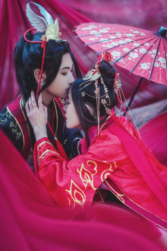 剑三,同人婚服,cosplay