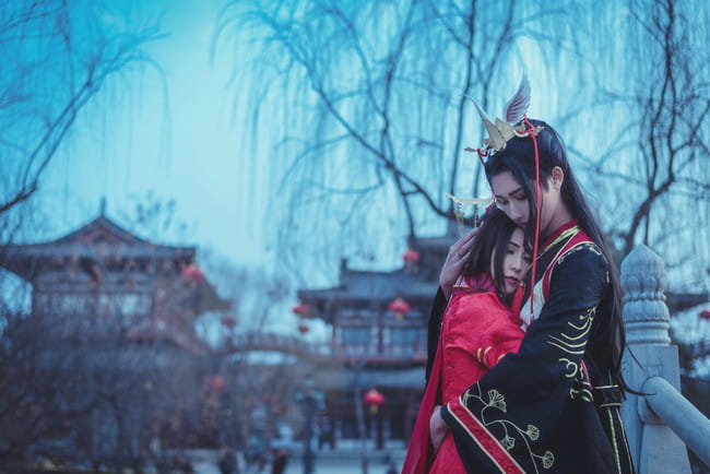 剑三,同人婚服,cosplay