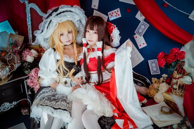 东方project,博丽灵梦cos,魔理沙cos