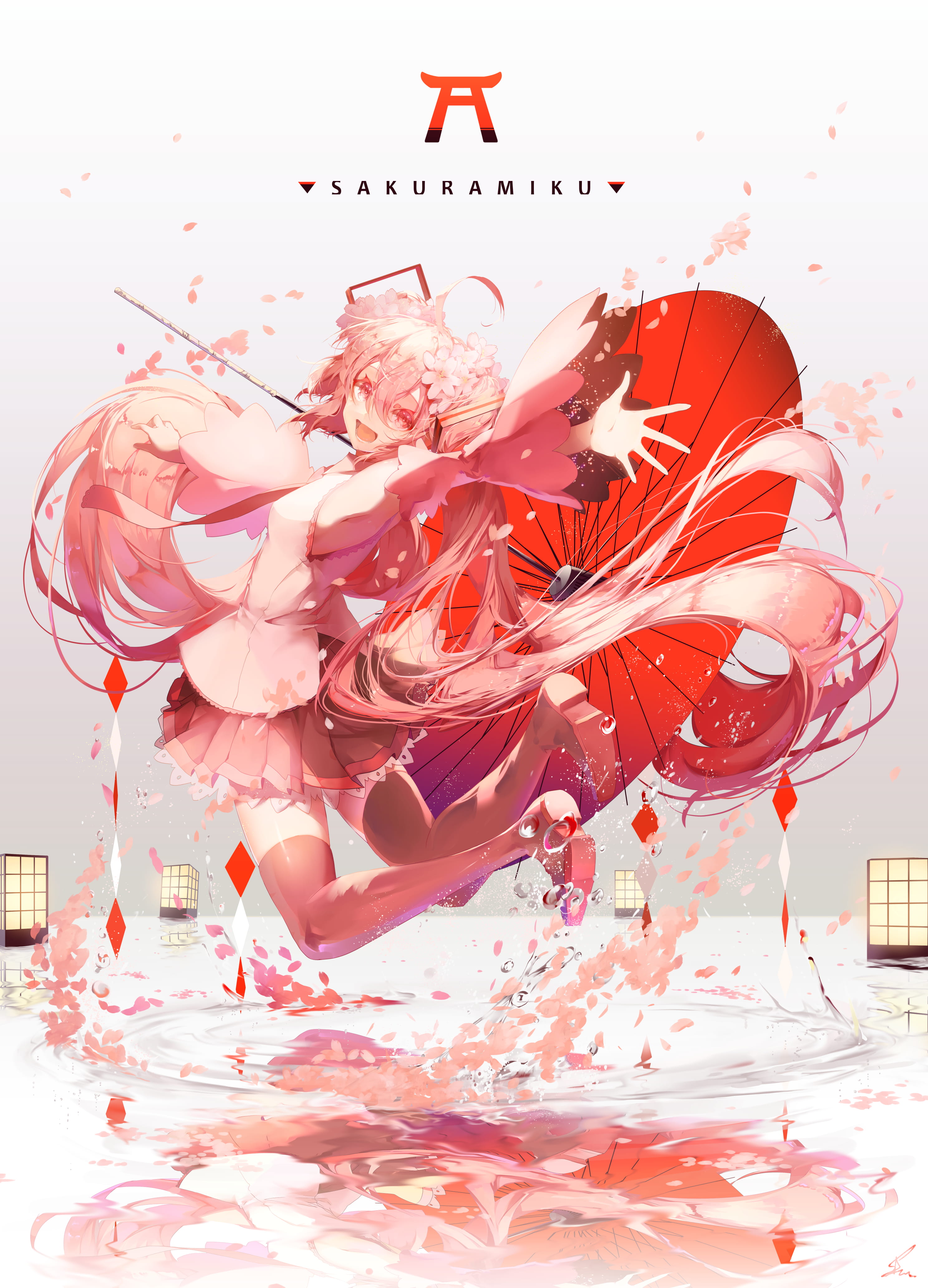 初音未来,39日,手机壁纸,桌面