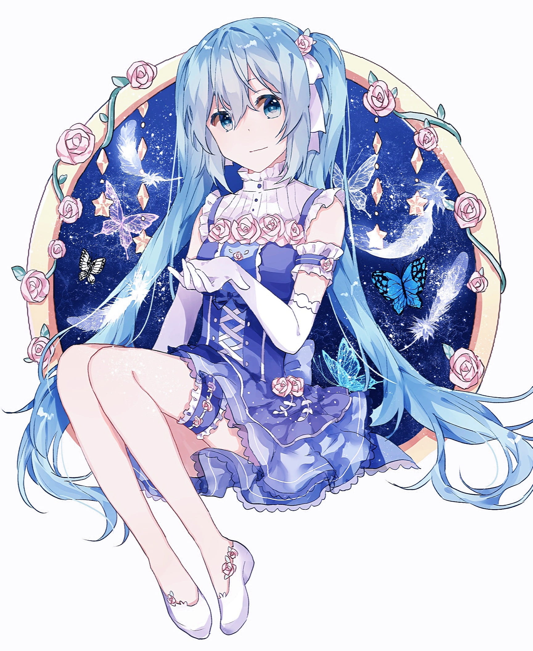初音未来,39日,手机壁纸,桌面