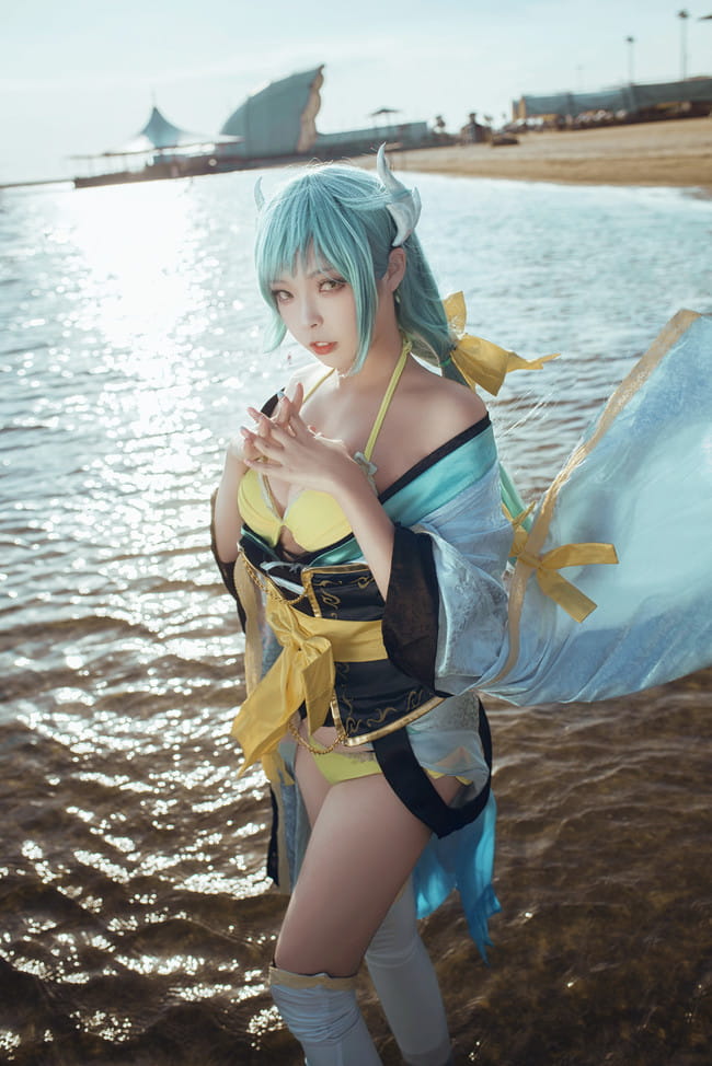 Fate/Grand Order,清姬cos,喵泽_道成寺钟火