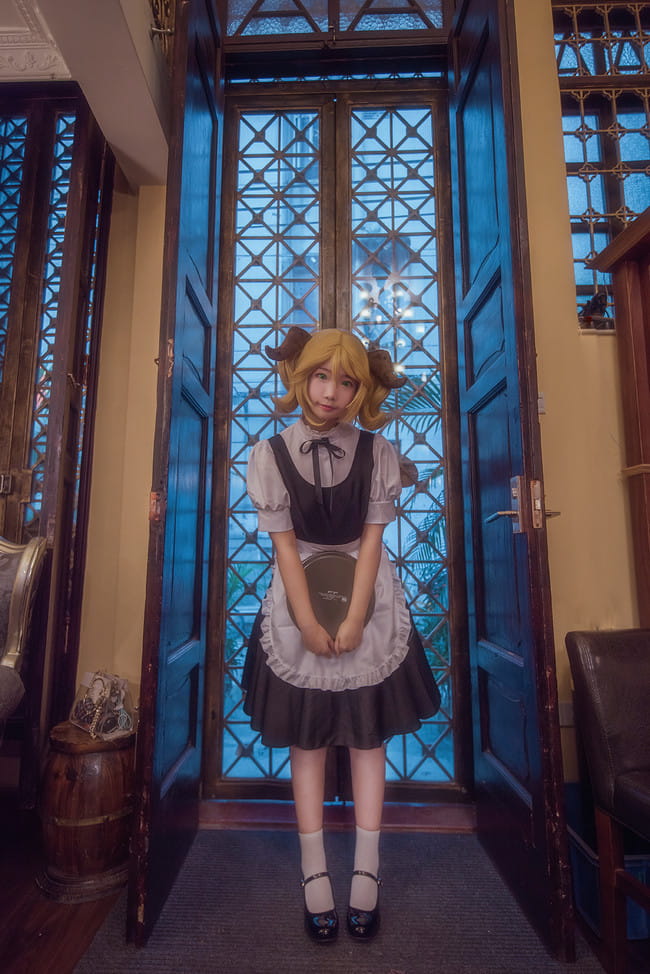 异世界食堂,女仆,黑丝,阿蕾塔,cosplay