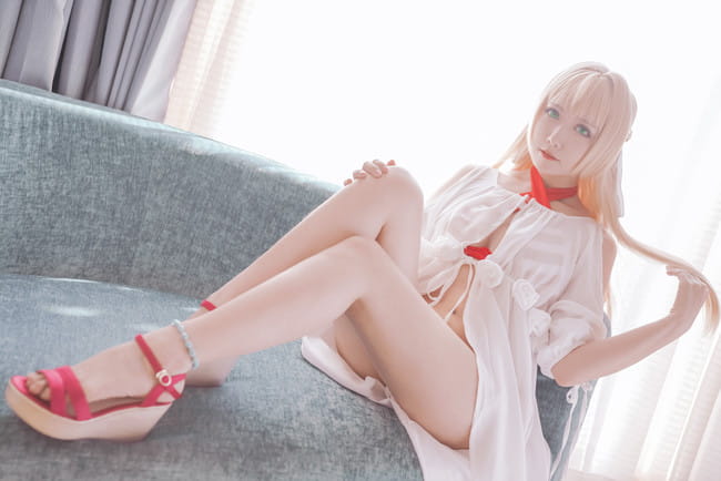 Fate,尼禄泳装,cosplay