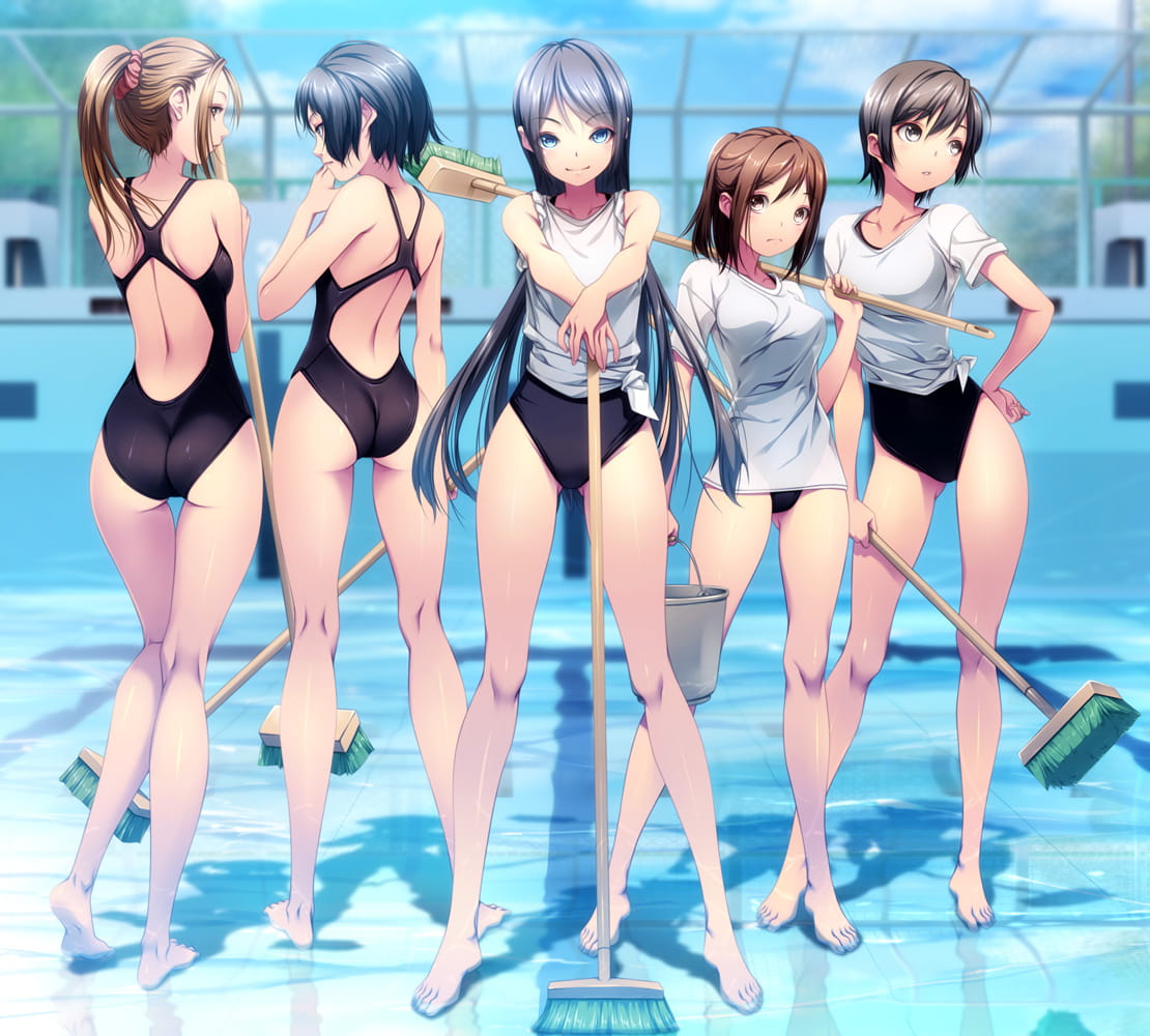 id=64390624,动漫泳装图片,动漫泳池图片,动漫女生图片