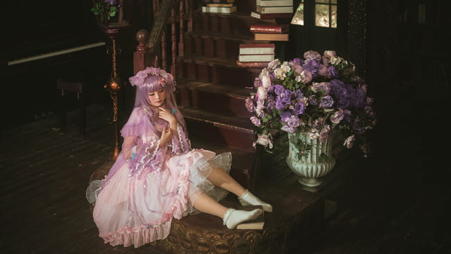 东方,帕秋莉,諾蕾姬,cosplay