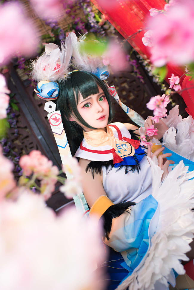 阴阳师手游cos,花鸟卷cos,静缘缘缘缘