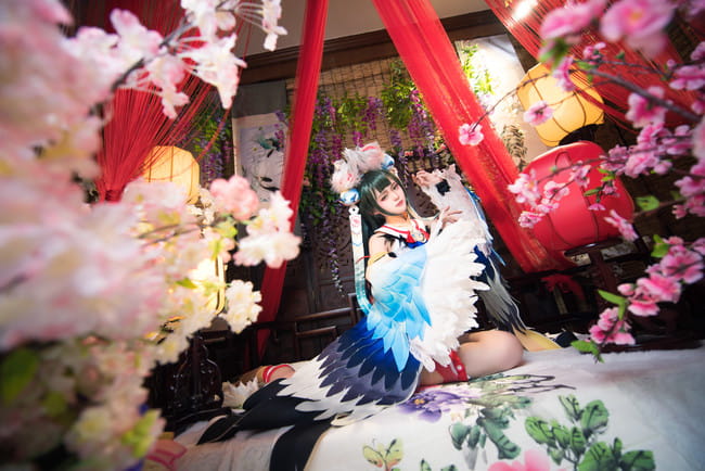 阴阳师手游cos,花鸟卷cos,静缘缘缘缘