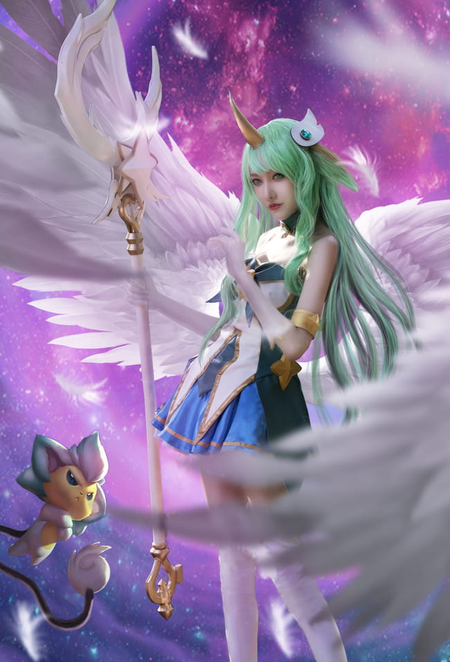 英雄联盟cos,魔法少女索拉卡cos,逆逆Ginni