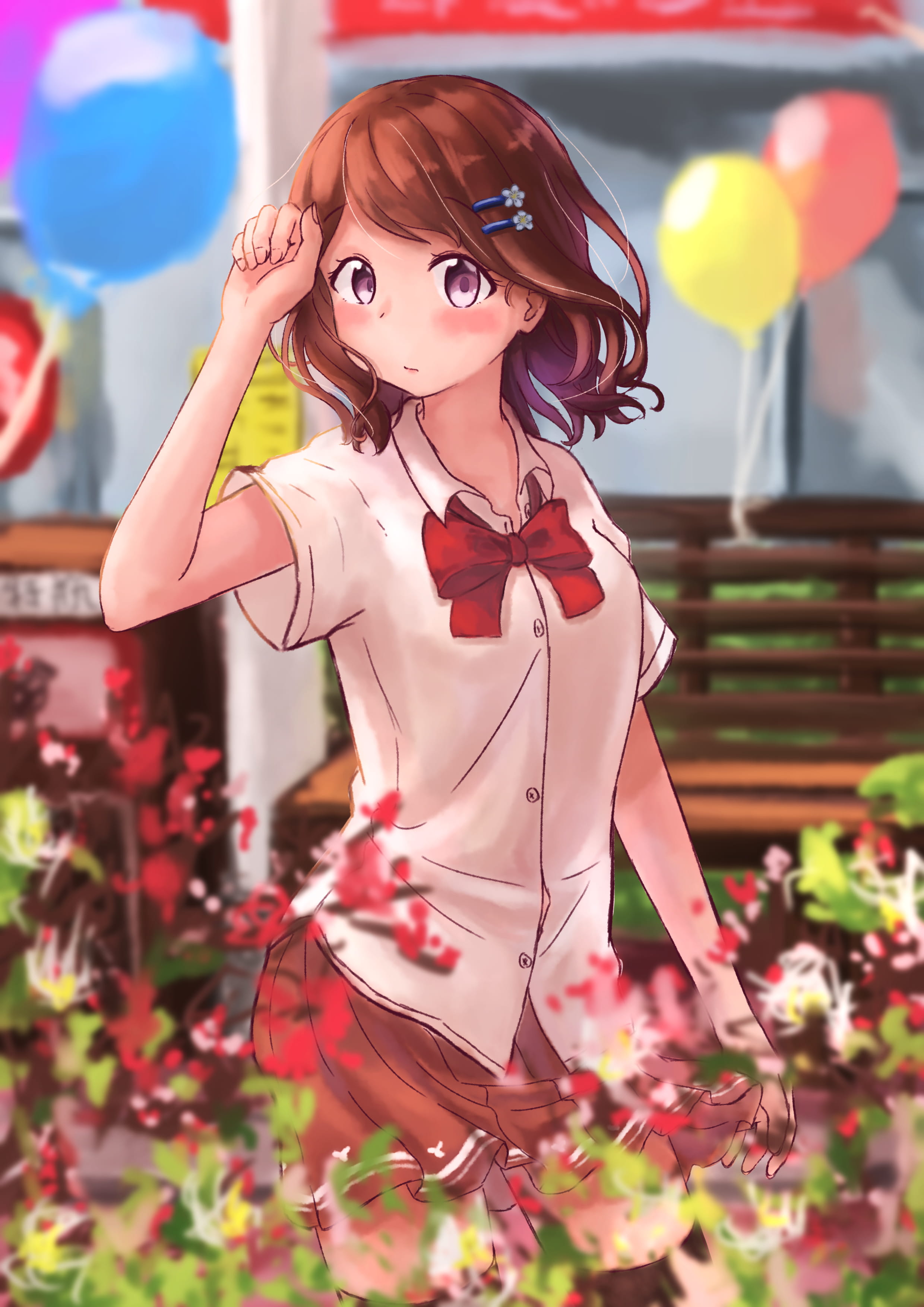 id=59612012,动漫气球图片,动漫少女图片,动漫唯美壁纸
