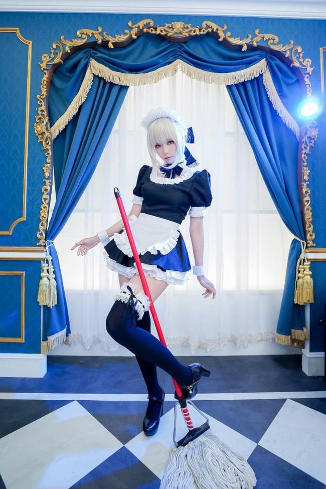 Fate,阿尔托利亚,女仆,cosplay