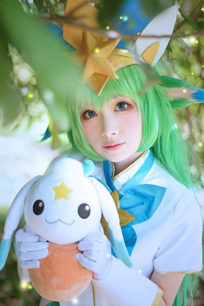 英雄联盟cos,璐璐cos,仙灵女巫cos,cosplay图片