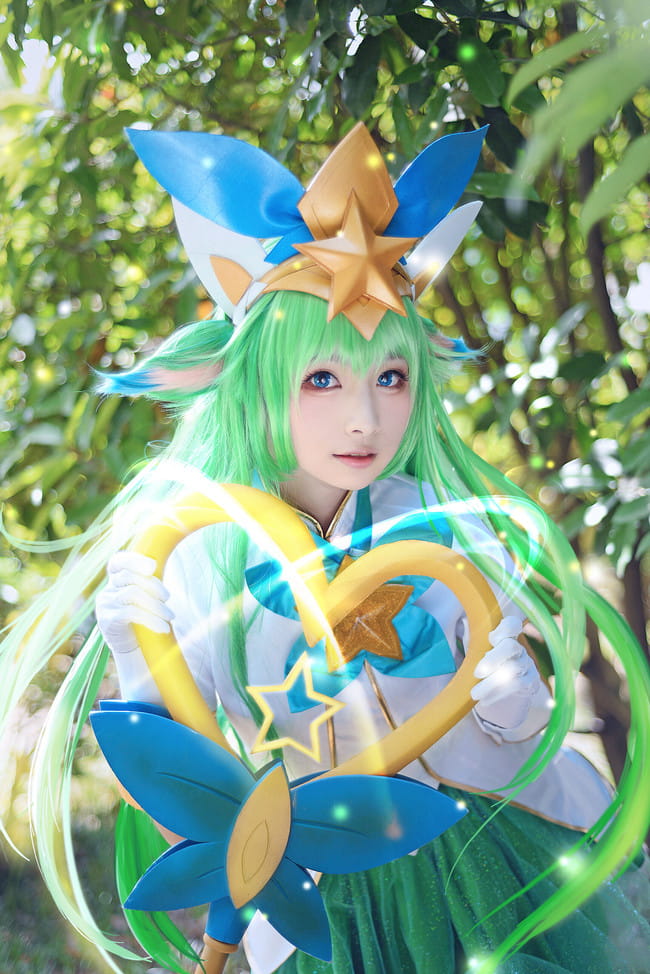 英雄联盟cos,璐璐cos,仙灵女巫cos,cosplay图片