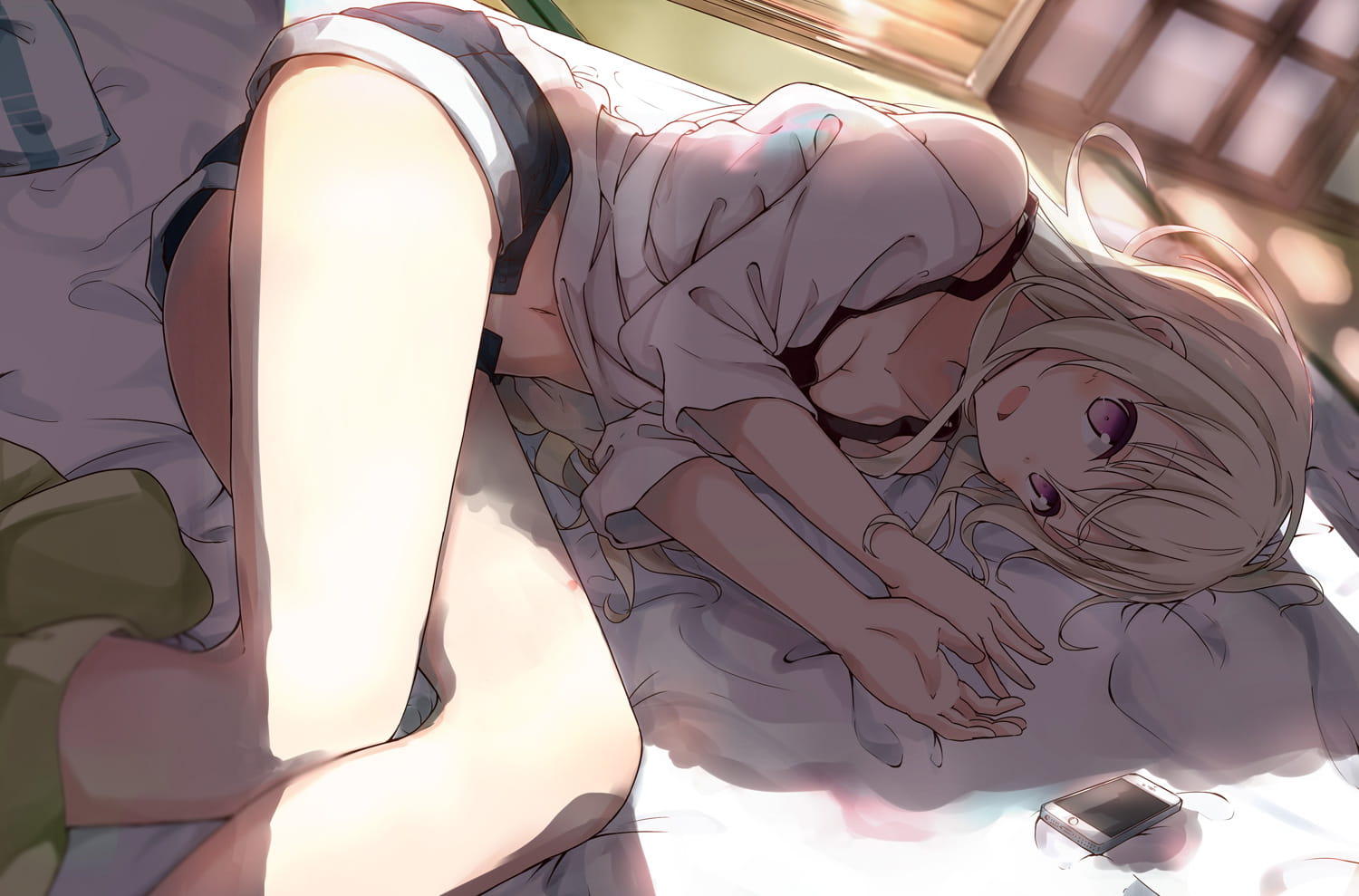 id=50761149,躺卧的少女,动漫少女图片,动漫福利图片