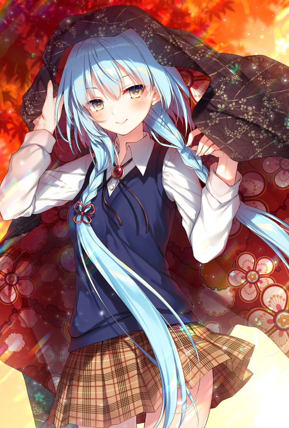 id=65879936,蓝发少女图片,动漫女生图片,动漫福利图片