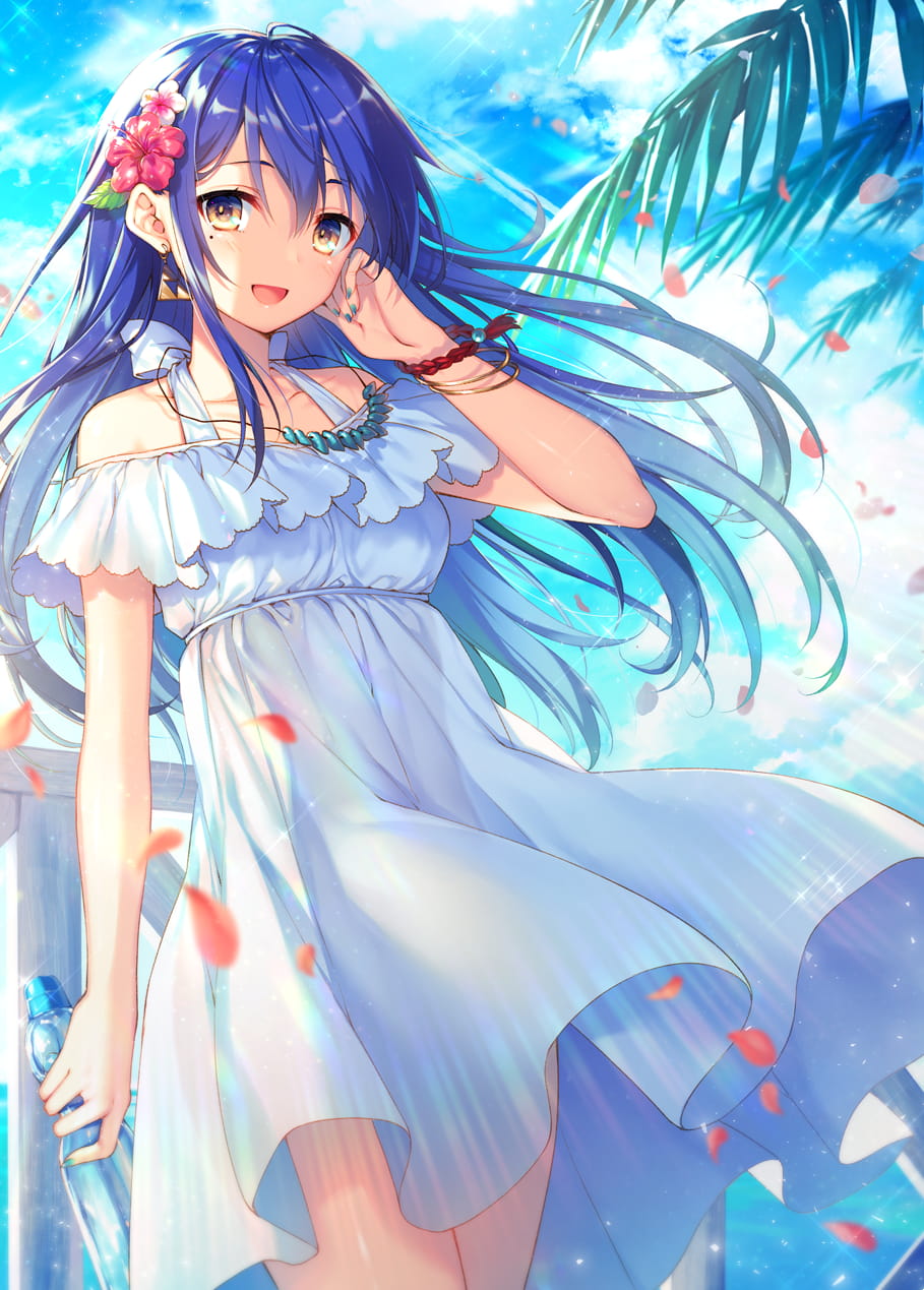 id=67449237,蓝发少女图片,动漫女生图片,动漫福利图片