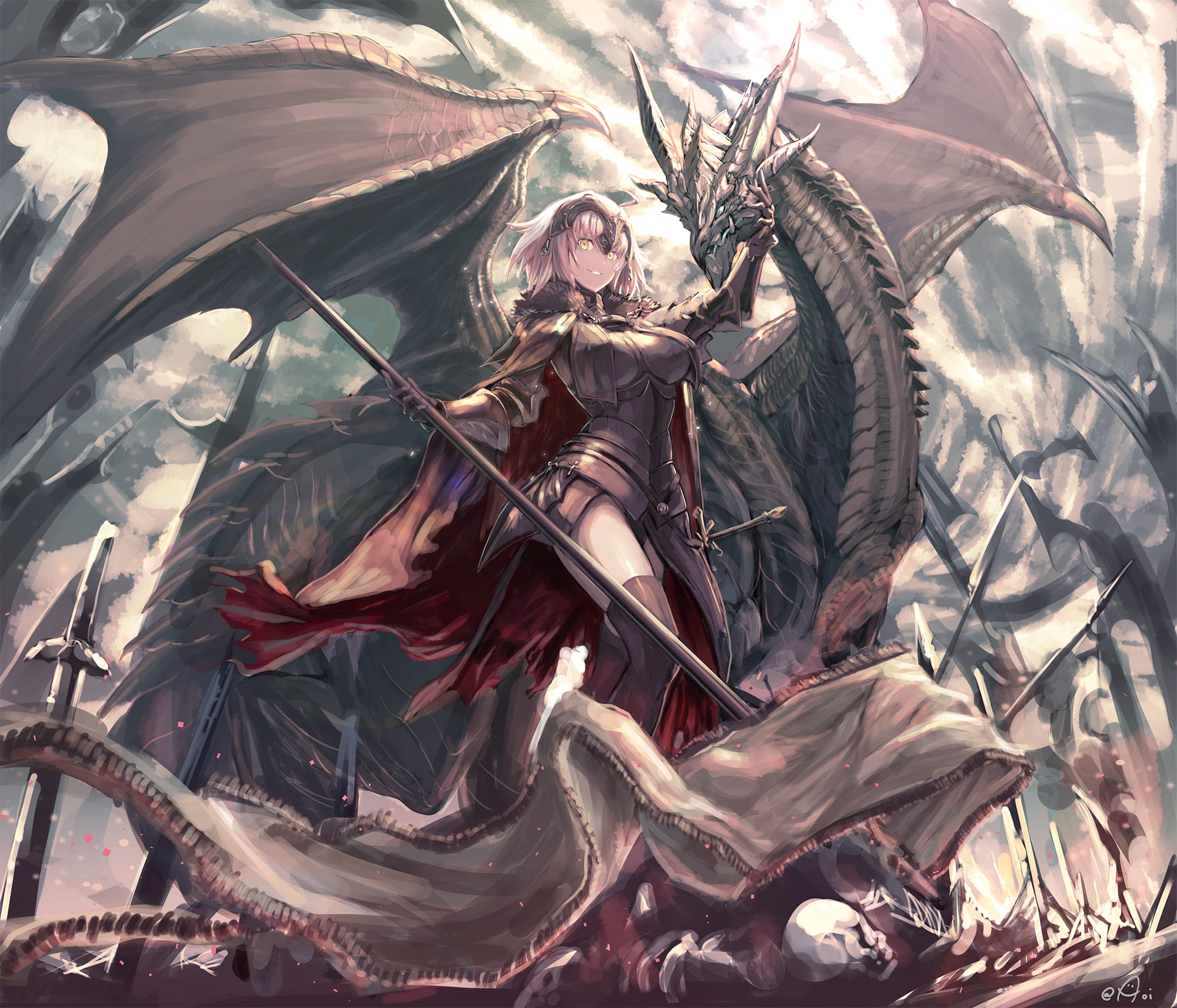 id=65112110,龙骑士福利图,动漫女生图片,龙图片