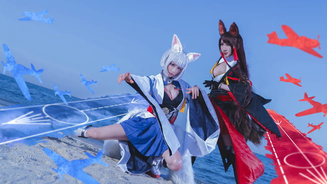 碧蓝航线,凰cos,鸾cos