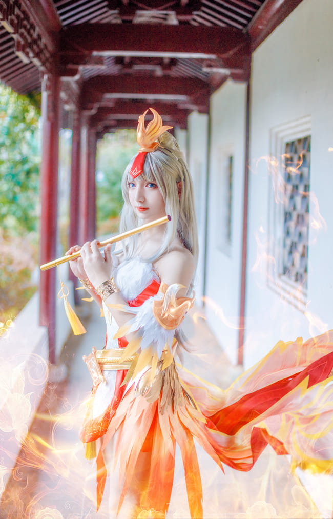 王者荣耀,王昭君cos,伊织四大魔王
